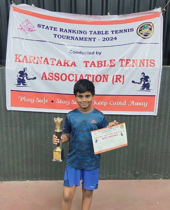 Paanchajanya Table Tennis Academy award